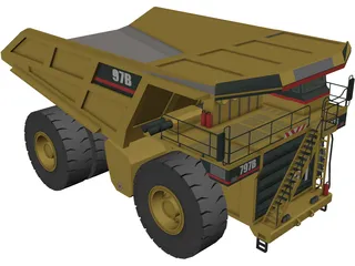Caterpillar 797B 3D Model preview