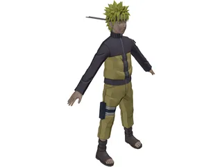Naruto Teen 3D Model preview