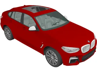 BMW X4 M40d [G02] (2019) 3D Model preview