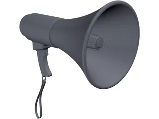 Megafone 3D Model preview