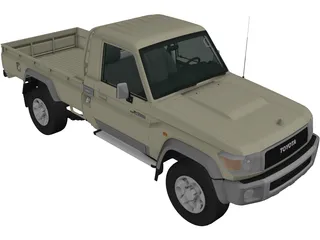 Toyota Land Cruiser [J79] (2007) 3D Model preview
