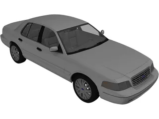 Ford Crown Victoria (2005) 3D Model preview