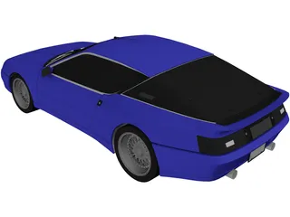 Renault Alpine (1990) 3D Model preview