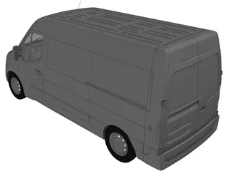 Renault Master (2017) 3D Model preview