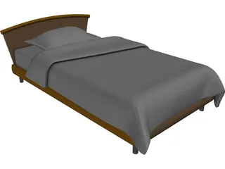Bed 3D Model preview