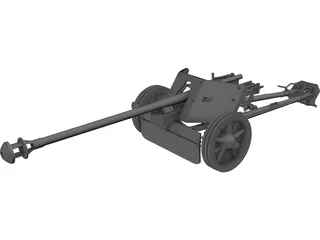PAK 40 3D Model preview