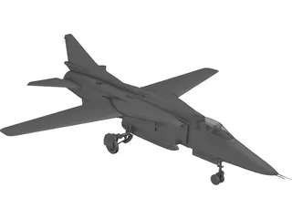 MiG-27 Mikoyan 3D Model preview