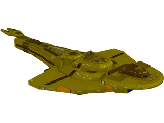 Star Trek Cardassian Angelor 3D Model preview