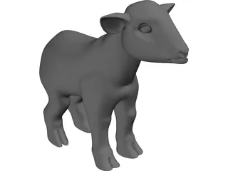 Little Lamb 3D Model preview
