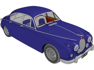 Jaguar Mark II 3D Model preview