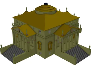 Villa Rotonda (Italy) 3D Model preview