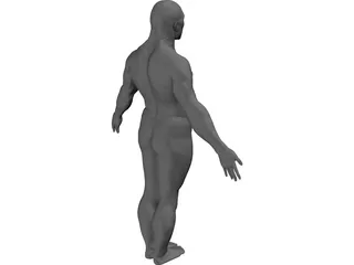 Male Human Figure 3D Model preview