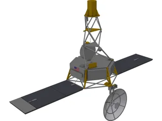 Mariner 2 3D Model preview