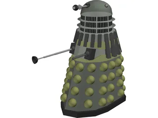 Doctor Who Darlek 3D Model preview