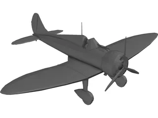 Mitsubishi A5M Claude 3D Model preview