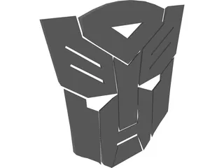 Transformers Autobot Symbol 3D Model preview