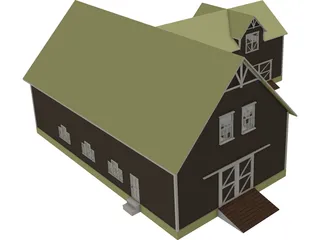 Barn 3D Model preview