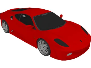 Ferrari F430 3D Model preview
