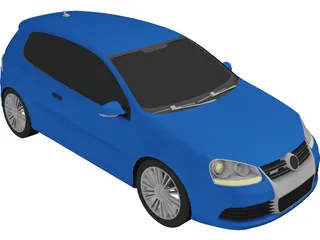 Volkswagen Golf V R32 3D Model preview