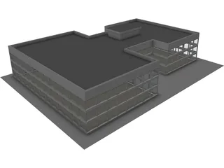 Commercial Center 3D Model preview