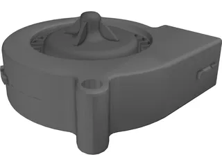 Radial Fan (57mm Pitch) 3D Model preview