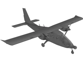 Vulcanair P.68 Observer 3D Model preview