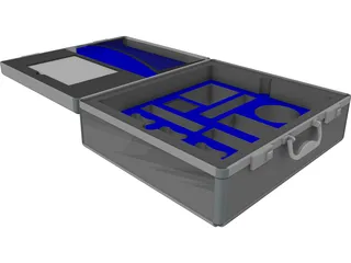 Aluminium Case 3D Model preview
