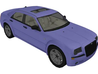Chrysler 300C 3D Model preview