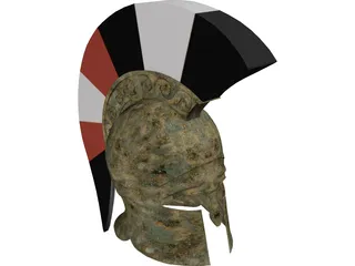 Greek Helmet 3D Model preview