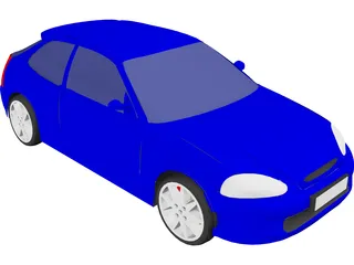 Honda Civic 3D Model preview