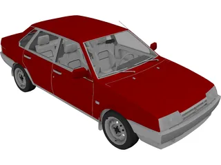VAZ 21099 3D Model preview