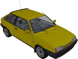 VAZ 2108 3D Model preview