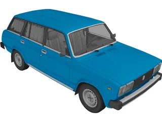 VAZ 2104 3D Model preview