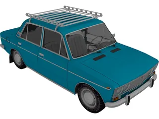 VAZ 2103 3D Model preview