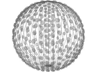 Globe Candelar 3D Model preview