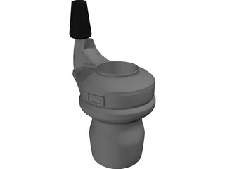 SRAM 7 Gripshift 3D Model preview