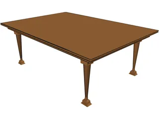 Table 3D Model preview