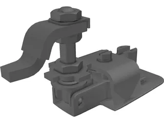 Door Latch 3D Model preview