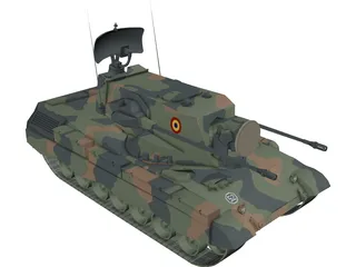 Gepard AA System 3D Model preview