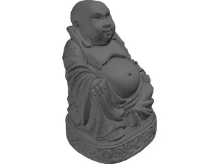 Buddha Statue 3D Model preview