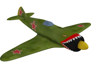 Lavochkin La-5 3D Model preview