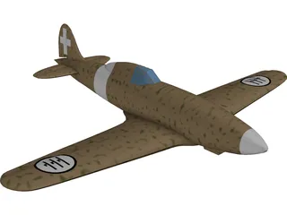 Macchi C.202 Folgore 3D Model preview