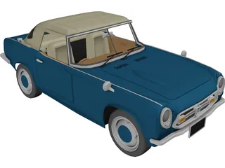 Honda s800 3D Model preview