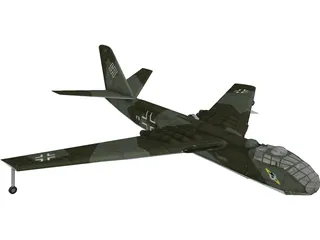 Junkers EF 132 3D Model preview