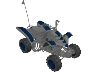 Yamaha Quad 3D Model preview