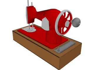 Zinger Toy Wewing Machine 3D Model preview