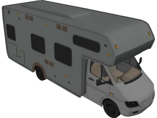 Camper 3D Model preview