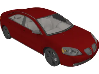 Pontiac G6 3D Model preview