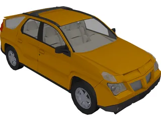 Pontiac Aztec 3D Model preview