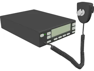 2 Way Radio 3D Model preview